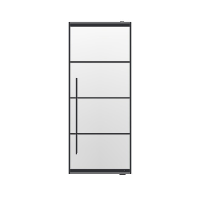 Skantrae SlimSeries Alu - Dubbele Metalen Taatsdeur Zwart